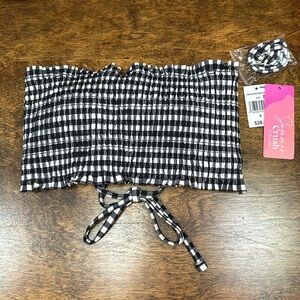 Bandeau Top S NWT Smocked Bralette